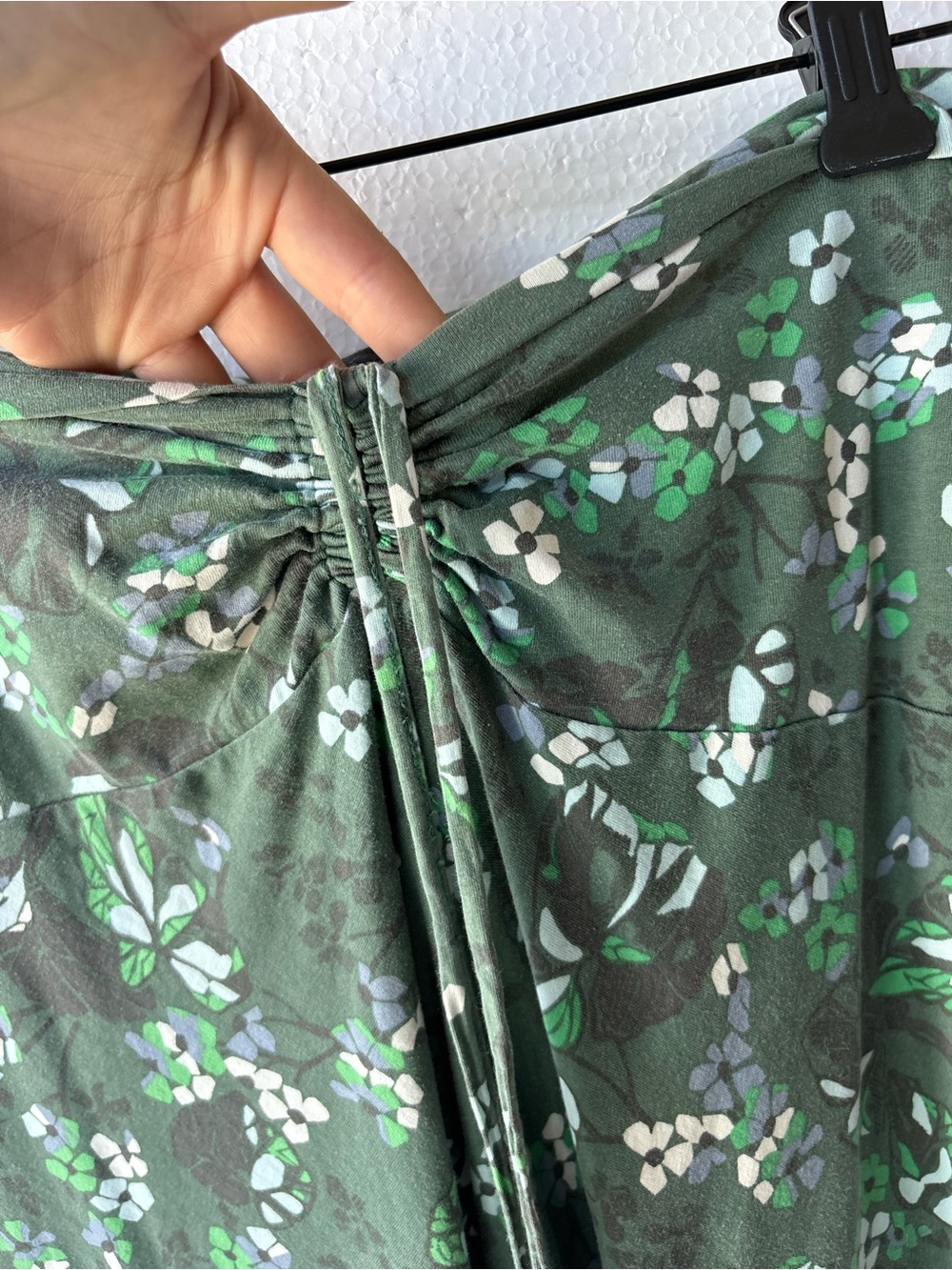 Patagonia Floral Midi Skirt Organic Cotton Drawstring Cottagecore - Picture 4 of 8